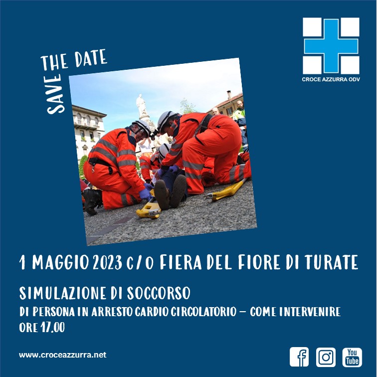 SIMULAZIONE DI SOCCORSO ALLA FIERA DEL FIORE DI TURATE